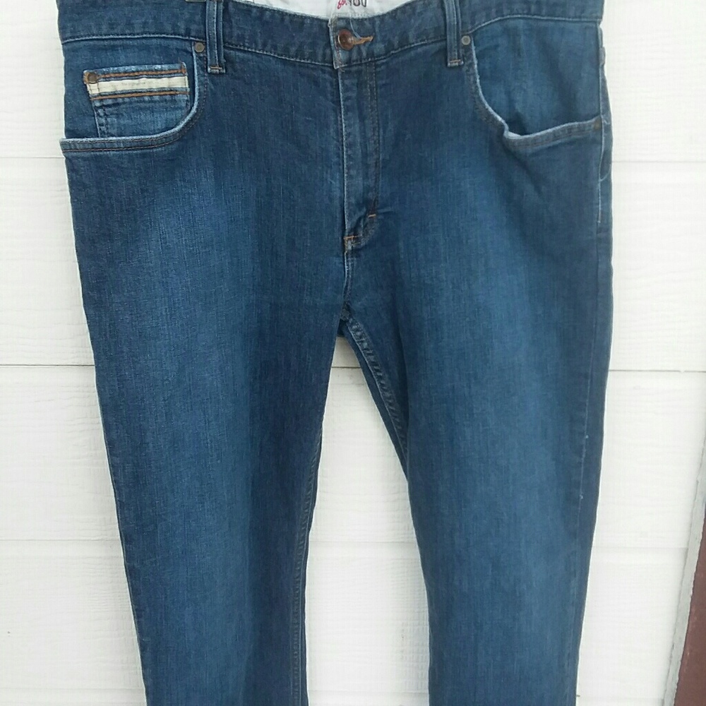 Vans V66 Mens Dark Blue Jeans 36x34